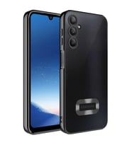 Samsung Galaxy A24 Uyumlu Kılıf Kamera Korumalı Logo Gösteren Zore Omega Kapak