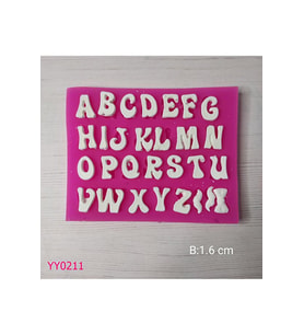 YY0211 Bıyıklı Harf Silikon Kalıp