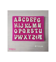 YY0211 Bıyıklı Harf Silikon Kalıp