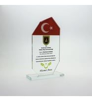 Askeri Kristal Plaket