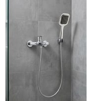Siyah Duş Seti El Duşu Başlığı Spiral Hortum Dayanıklı Banyo Duş Aksesuarı