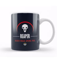 Reaper Death Walks Among You Overwatch Kupa Bardak Porselen