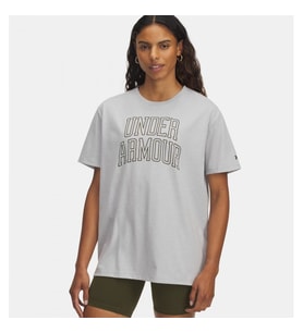 Under Armour Rival OS Campus Tee Gri Kadın T-Shirt 6007883-012