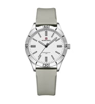Naviforce Kadın Kol Saati Analog Deri Kordon 1941 (Gri)