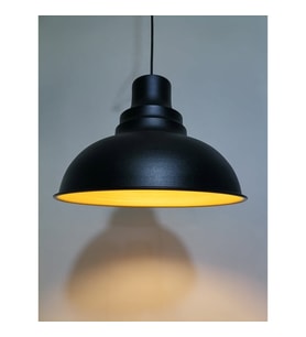 RİOLİGHT RETRO,RUSTİK,VİNTAGE SİYAH CAFE,ODALAR,MUTFAK İÇİN 1XE27 DUYLU TEKLİ METAL SARKIT AVİZE