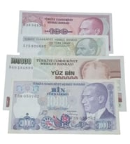 6. 7. Emisyon Koleksiyon Kağıt Paralar. Koleksiyon Başlangıç Setleri.