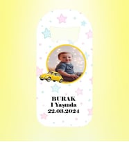 Vosvos Resimli Gökyüzü Magnet Açacak Kişiye Özel