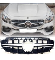 E Serisi W213 Ön Panjur Krom/Siyah Kamerasız E63 AMG 2016-2020