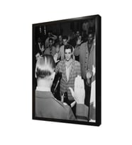 Elvis Presley Çerçeveli Mdf Tablo