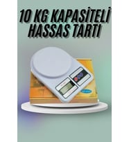 Mutfak Tartısı Dijital Göstergeli Hassas Tartı 10 Kg Kapasiteli