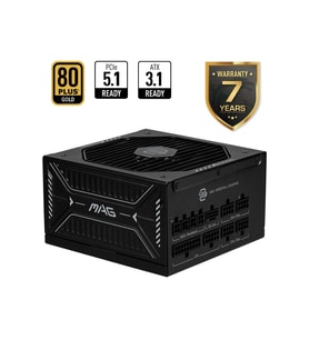 MSI 1000w 80+ Platinum MAG A1000GLS PCIE5 Tam Modüler Power Supply