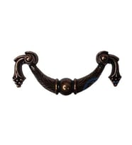 Dekoratif Zamak Üzümlü Kulp - 64Mm, Eskitme, 1 Adet