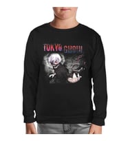Tokyo Ghoul Siyah Çocuk Sweatshirt
