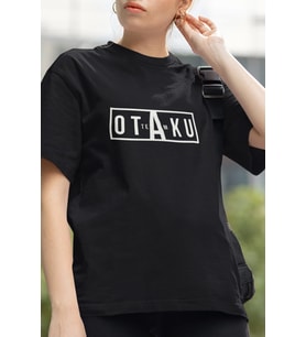 Anime Otaku Team Tişört (Siyah)