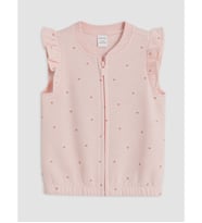 LCW Kids Pembe Bisiklet Yaka Kız Çocuk Yelek