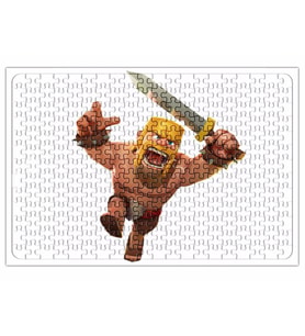 Clash of Clans Barbaro Attack Puzzle 240 Parça Yapboz
