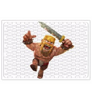 Clash of Clans Barbaro Attack Puzzle 240 Parça Yapboz