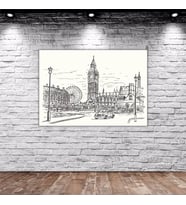 BK Home Londra Manzara Kanvas Tablo 70x100cm-1