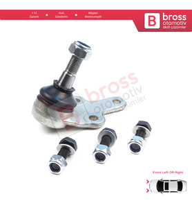 Ford Focus 2 C-Max DM2 Volvo S40 MK2 V50 C70 542 C30 533 1470387 İçin 1 Adet Ön Aks Salıncak Rotili