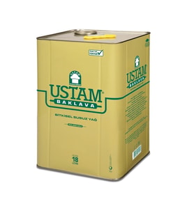 Ustam Baklava Bitkisel Susuz Yağı 18 LT