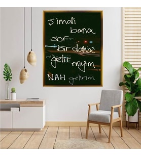 Altın  Çerçeveli tablo ss601