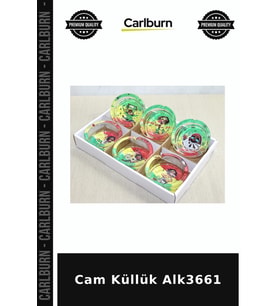Özel Üretim Ev Aksesuarı Dekoratif Masaüstü Cam Küllük Alk3661
