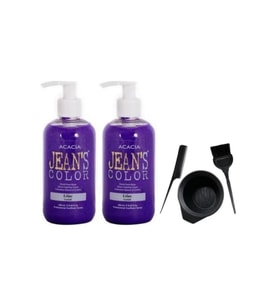 Jeans Color Saç Boyası Leylak 250ml 2 Ad + Saç Boya Kabı Seti
