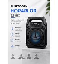 Mikrofonlu Bluetooth Ses Sistemli Usb, Micro Sd, Fm Ve Uzun Pil Ömrü