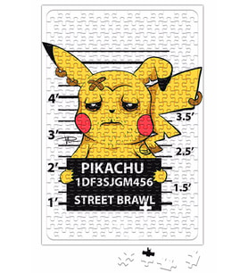 Pikachu Bad Boy Pokemon Puzzle 240 Parça Yapboz
