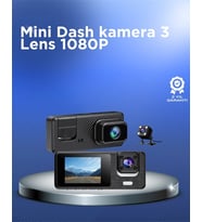 1080P 3 Kameralı Araç DVR – Döngü Kayıt ve Geri Görüş Özellikli