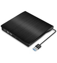 TAPLİN Harici Dvd Rw Usb 3.0 Ultra İnce Cd Dvd Yazıcı Okuyucu - TD-204 (Siyah)