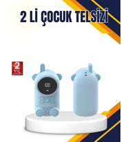 Çocuk Ve Bebek Telsizi - 22 Kanal, Vox Modu, Usb Şarjlı, Renkli Ekran