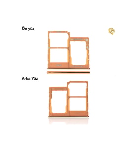 Samsung Galaxy A40 Sim İç Yuvası Çiftli Çiftli sim yuvası ikili sim tepsisi çiftli sim aparatı dual sim çekmecesi