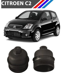 OTOZET Citroen C2 1. 4 - 1.6 HDI Yağ Filtre Kabı Yan Sanayi 1103.K4