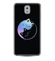 Samsung Note 3 4 5 8 9 20 Ultra 10 Lite Kılıf Desenli Silikon Love Cats 1604