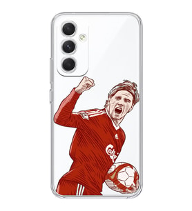Samsung Galaxy A54 Uyumlu Fernando Torres Desenli Şeffaf Telefon Kılıfı