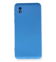 Newface Samsung Galaxy A01 Core Kılıf Nano içi Kadife Silikon - Mavi