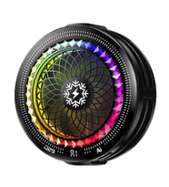 HADRON TH29 Klipsli Telefon Soğutucu Fan RGB Led Isı Göstergeli Siyah