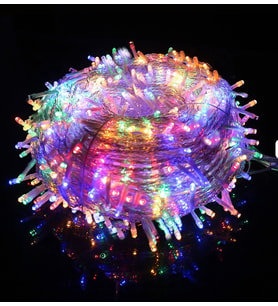 100 Metre RGB LED Işık Çok Renkli- 8 Fonksiyonlu İç/Dış Mekan, Cafe, Ağaç, Bahçe, Yılbaşı Dekoratif