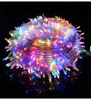 100 Metre RGB LED Işık Çok Renkli- 8 Fonksiyonlu İç/Dış Mekan, Cafe, Ağaç, Bahçe, Yılbaşı Dekoratif
