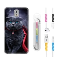 Samsung Note 3 4 5 8 9 20 Ultra 10 Lite Kılıf Kablo Koruma Spiral Silikon Super Cat 1666