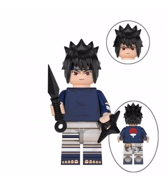 sasuke uchiha ninja mini figür Naruto Anime X-83