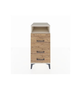 Kronos Komodin Tek Raflı 3 Çekmeceli 44x59x96 Aytaşı-Çam