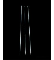 Burgulu Kuşbaşı Şişi - Metal - Kalın Kare - 50 cm