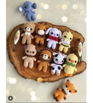 MİNİK AMİGURUMİ HAYVAN OYUNCAKLAR (Karışık)
