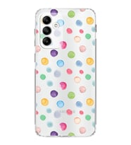 PrintiFy Samsung Galaxy A04s ile Uyumlu Water Color 6  Kamera Korumalı Şeffaf  Kılıf