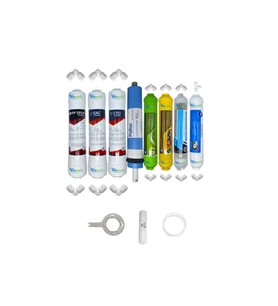 PWS Kapalı Kasa Su Arıtma Cihazlarına  Ecomax  8li Pallas mebran Alkali+mineral+detox+tatlandırıcı
