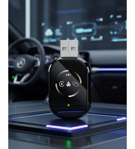Kablosuz CarPlay ve Android Auto Adaptörü Tak Çalıştır Kullanım