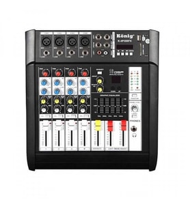 König K-4-P300FX 4 Kanal Power Mikser Anfi 2x150 Watt