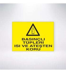 Basınçları Tüplerı Isı ve Ateşten Koru 21x28 Arkası Yapışkanlı Levha